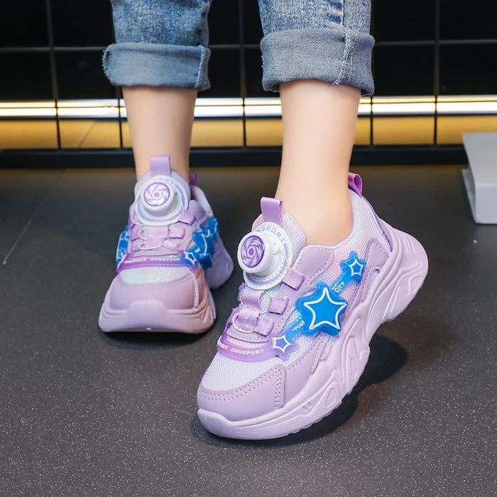 Tennis Shoes Children Trainer Girls Casual Sneakers Mesh Breathable Running Shoes Baby Student  Shoes