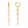 Theodora Mini Hoop Pearl Drop Earring — Hoop Earring