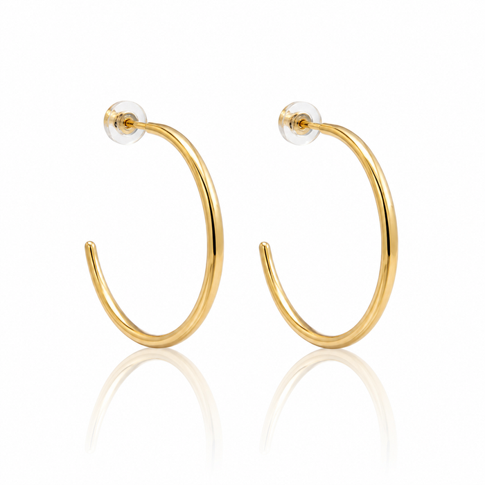Thin Hoop Earring