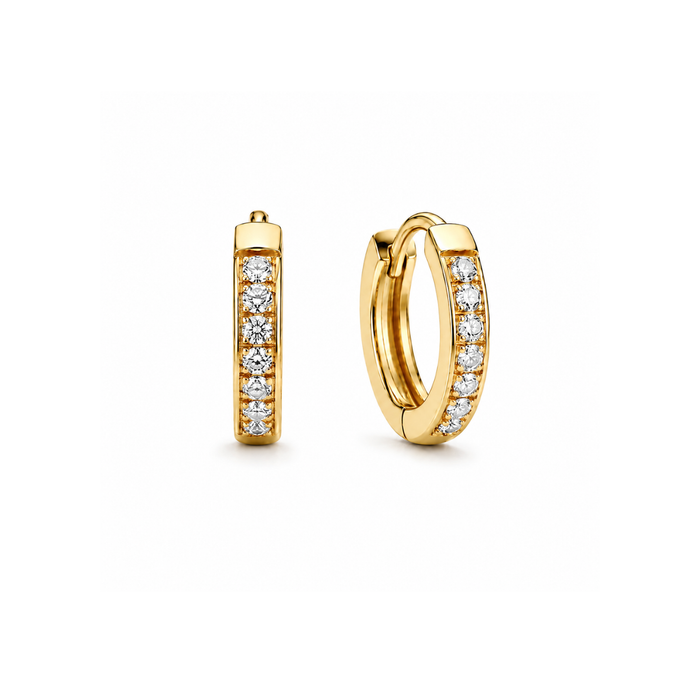 Tinsley Huggie Hoop Earring