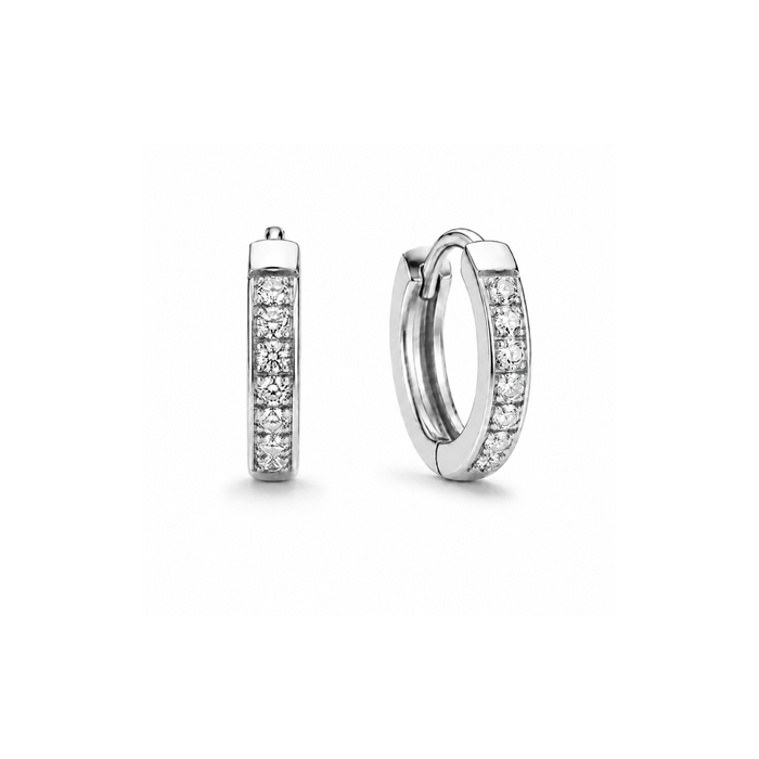 Tinsley Huggie Hoop Earring