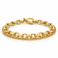 Toggle Chain Layered Anklet — Bracelet