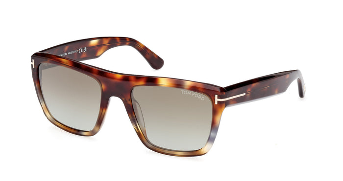 Coloured Havana/Brown Mirror / 55