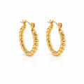 Twisted Hoop Earrings