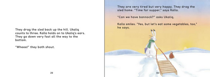 Ukaliq and Kalla Go Sliding