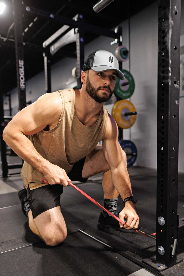 Grey Performance Trucker Hats