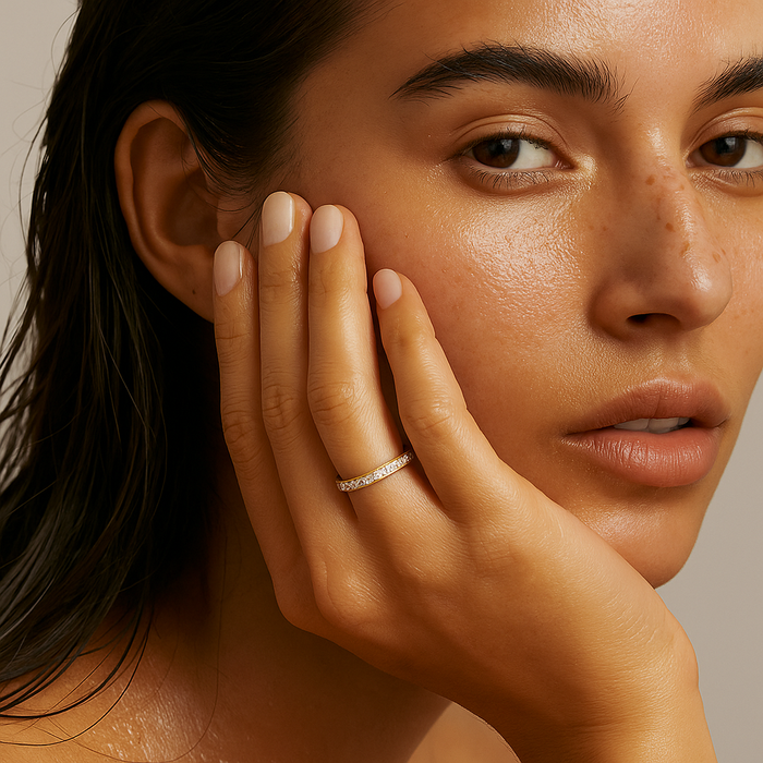 Velia Eternity Band Ring — Stackable Ring
