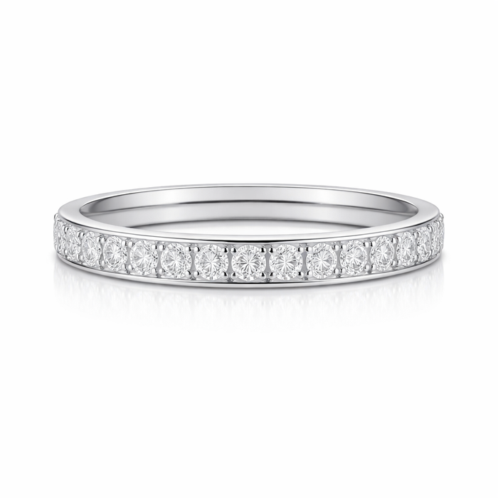 Velia Eternity Band Ring — Stackable Ring