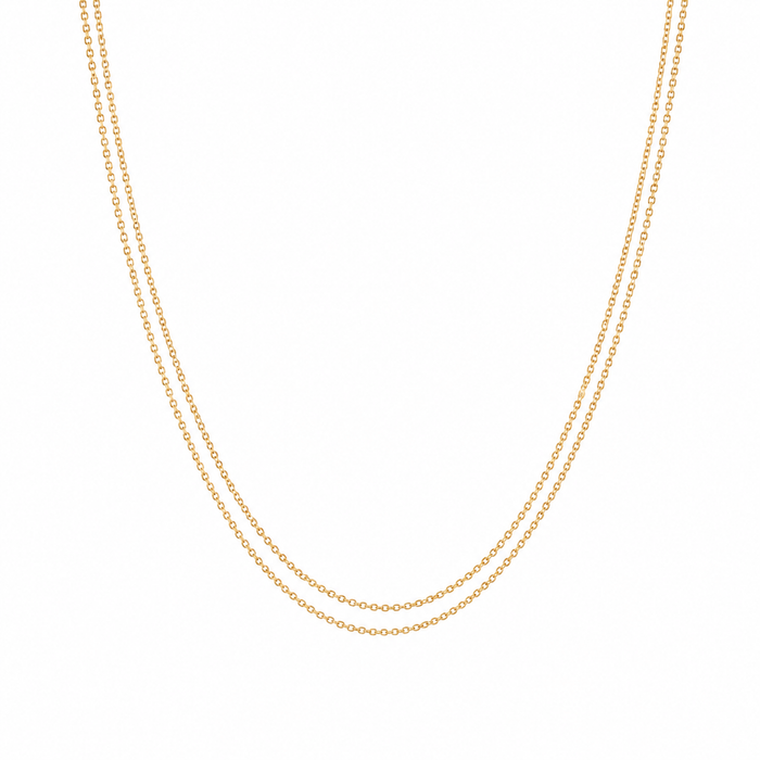Vicki Double Chain Choker Necklace