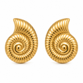 Vittoria Oversized Shell Earring — Drop Earring
