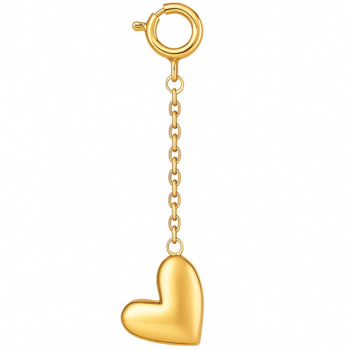 Wanda Heart Charm — Charms & Pendants