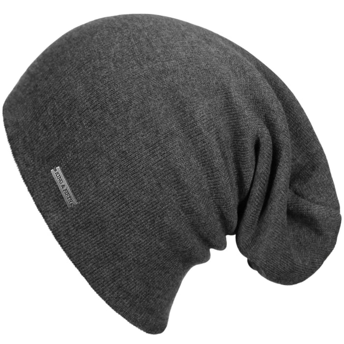 Gray XL Slouchy Beanies for Women
