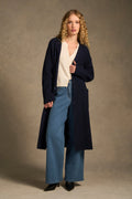 Wool Coat – Indigo