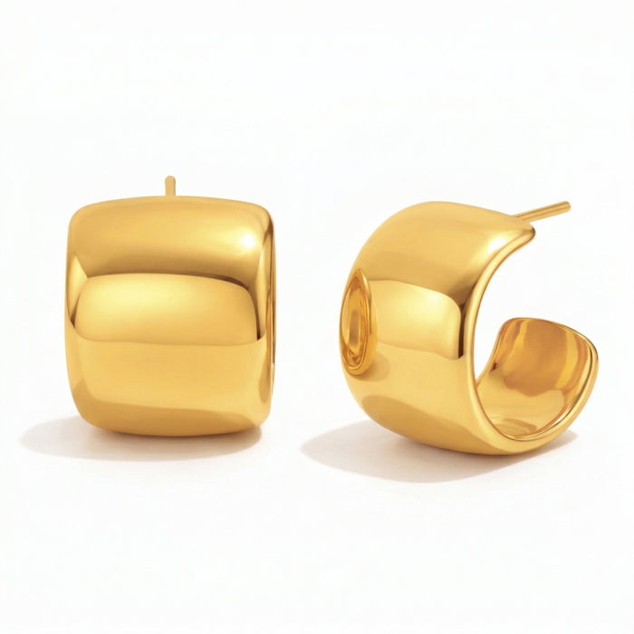 Zadie Wide Hoop Earring