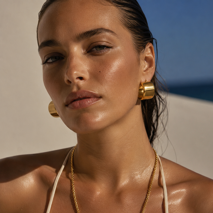 Zadie Wide Hoop Earring